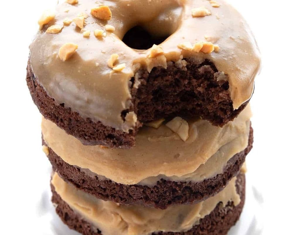 Chocolate Peanut Butter Donut (V)(GF)