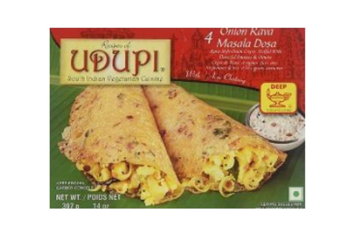 Deep Onion Rava Masala Dosa (4 pcs)