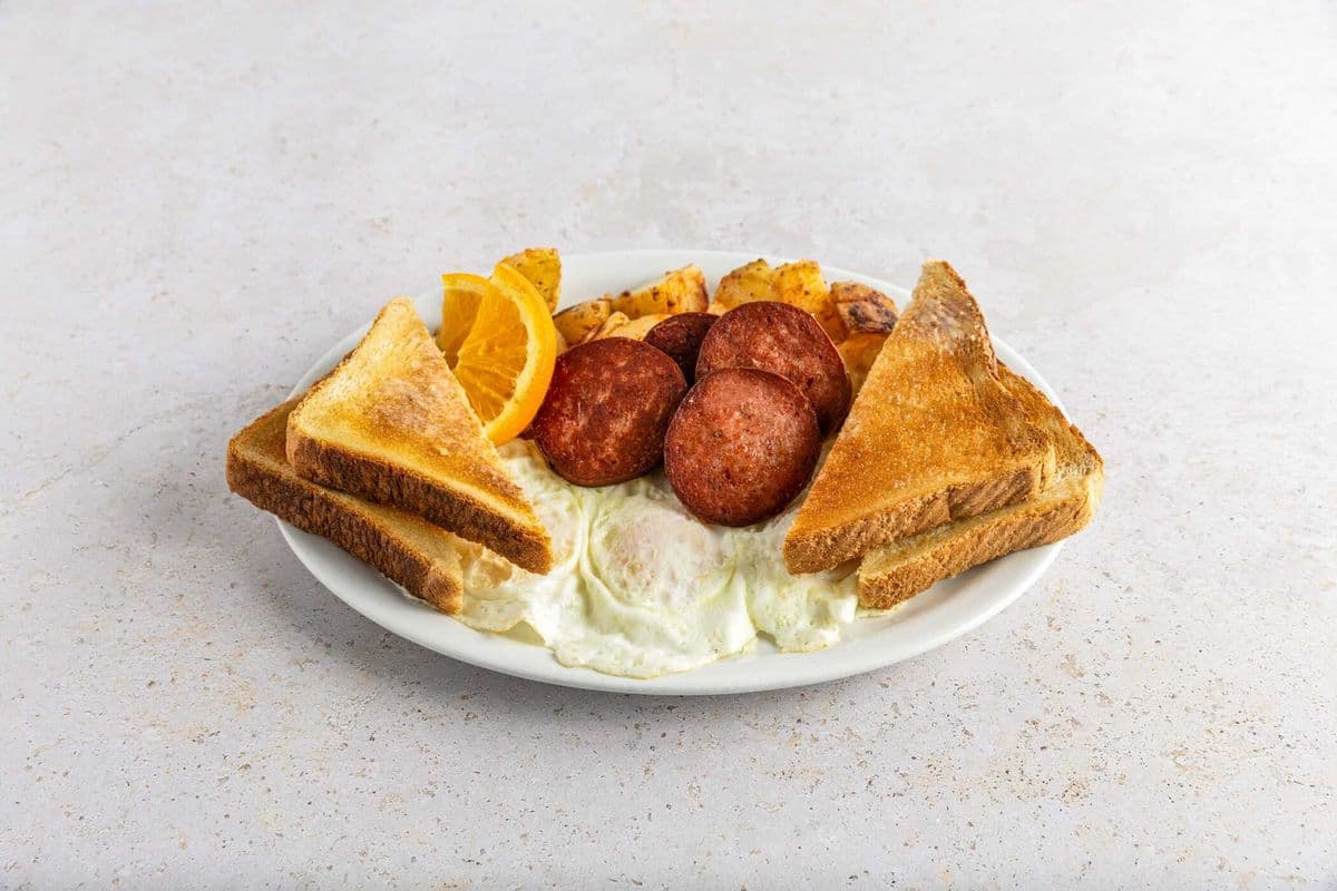 Polish Sausage & 3 Eggs