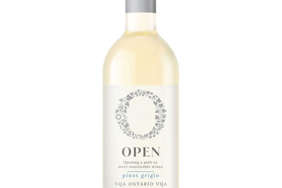 Open Pinot Grigio - VQA White Wine 750ml (1 x 750ml)