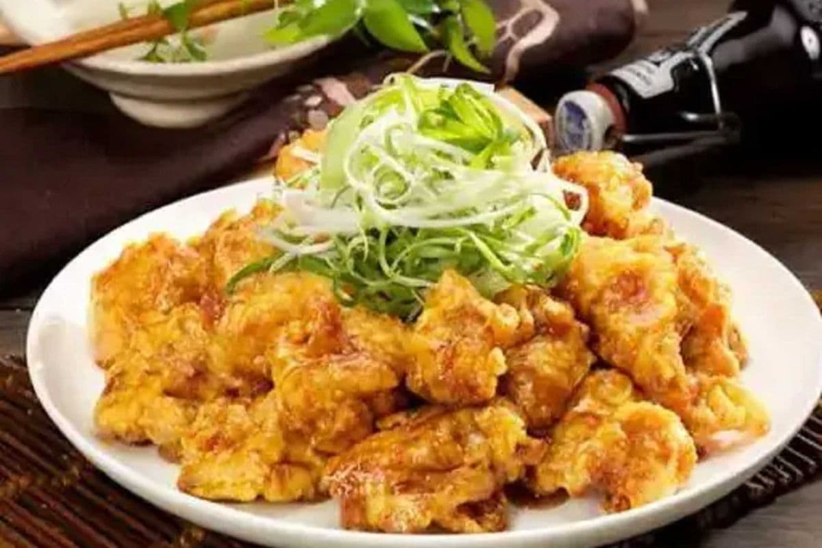Poulet désossé avec de l'oignon vert / Boneless Chicken with Green Onion