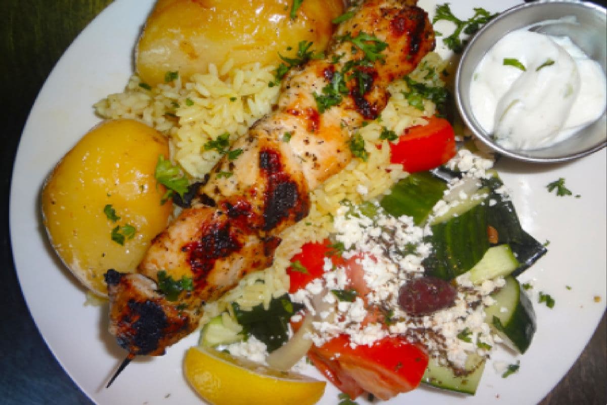 Chicken Souvlakia
