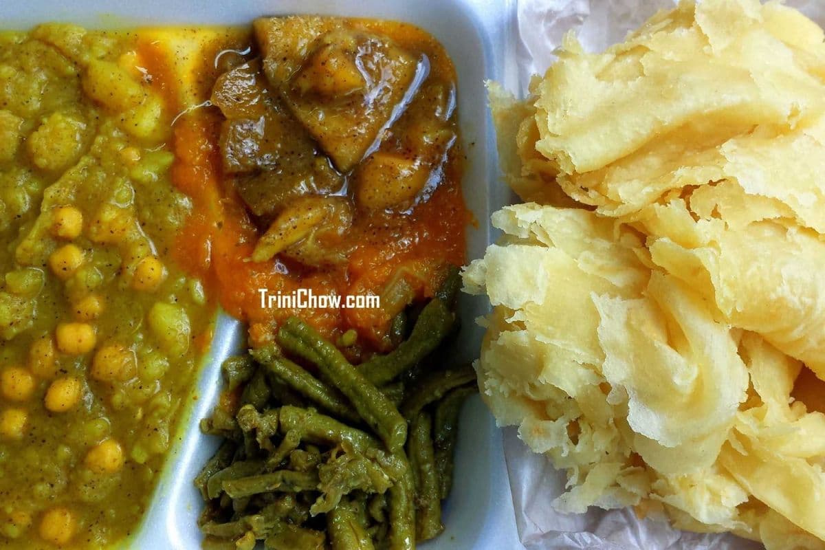 Channa and Potato Roti