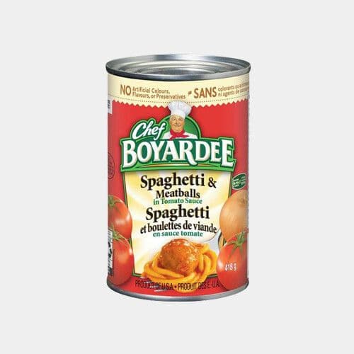 Chef Boyardee Spaghetti et boulettes de viande / Chef Boyardee Spaghetti and Meatballs