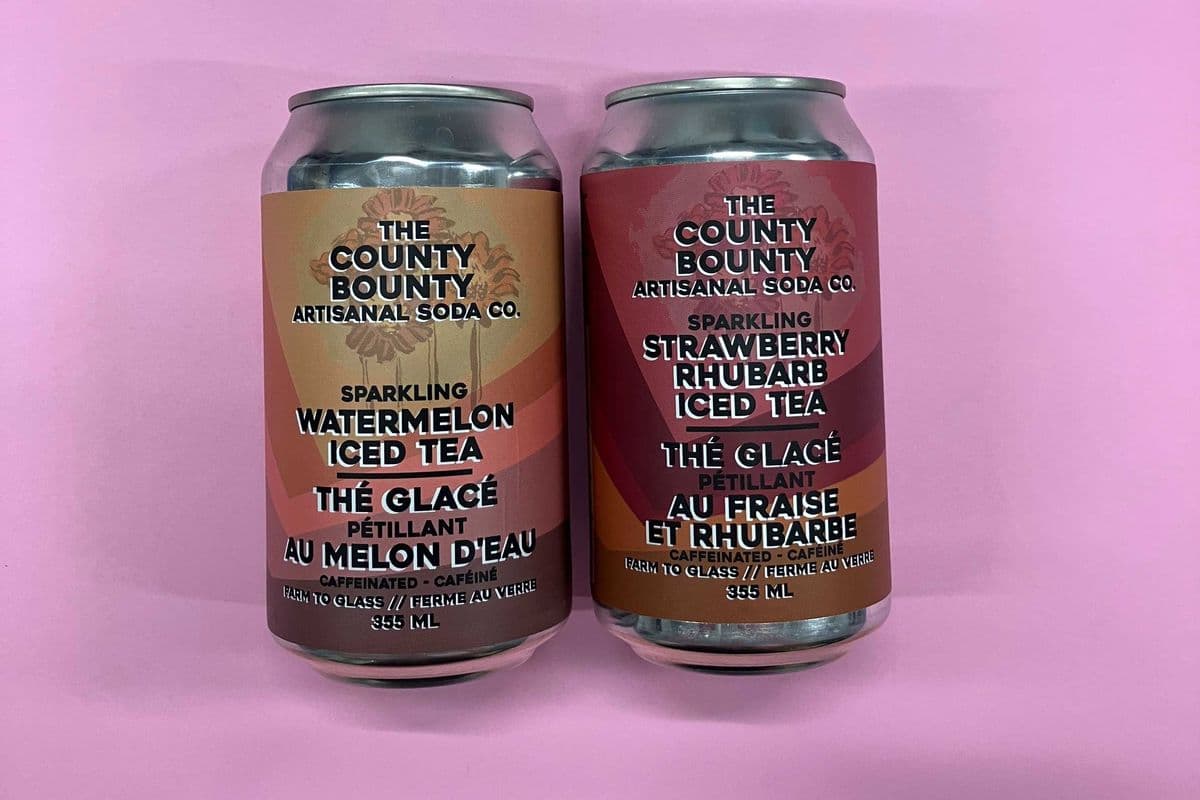 The County Bounty Sparkling Tea: Watermelon (355ml)