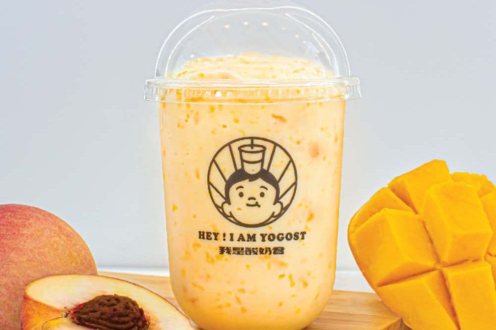 Peach and Mango Yogurt 芒果桃桃
