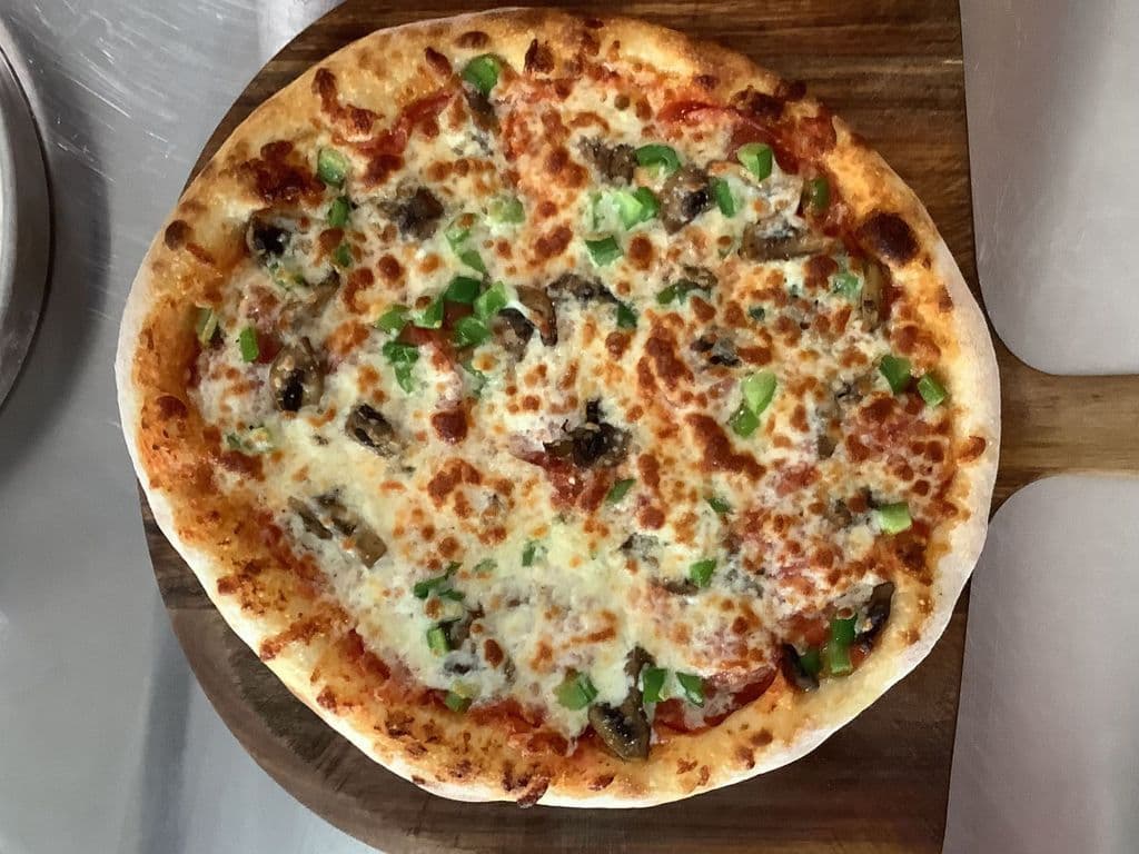 12" Large Pepperoni, Mushroom, and Green Pepper
