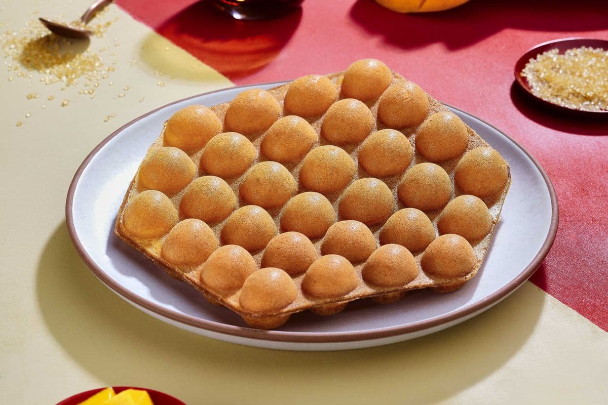 Mango Bubble Waffle
