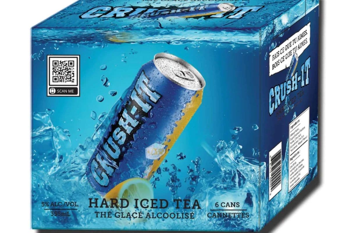 CRUSH-IT HARD ICED TEA (6 PACK) (1 x 355ML CAN)
