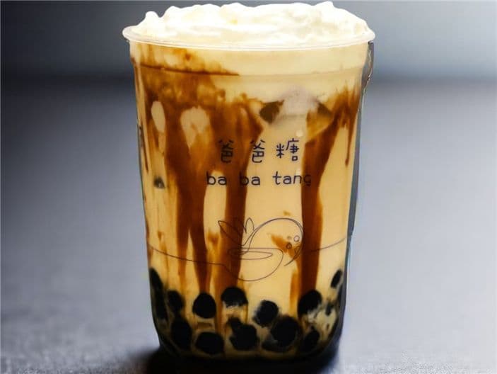 Brown Sugar Dirty Milk Tea / 黑糖珍珠脏脏茶