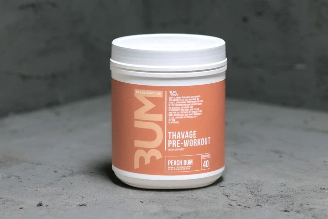 Raw CBUM Thavage Pre Workout Peach Powder Mix (520 g)