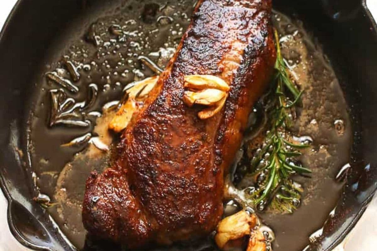Mediterranean-Grilled aaa-NY Strip Steak 10-12 oz