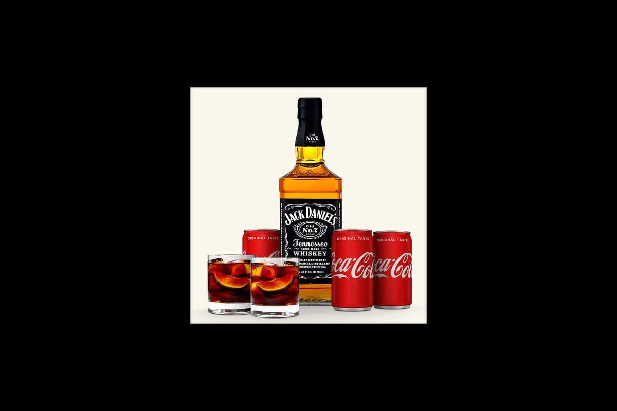 Jack Daniel's 750 ml + 1 COKE 710ML (1 x 750ml)