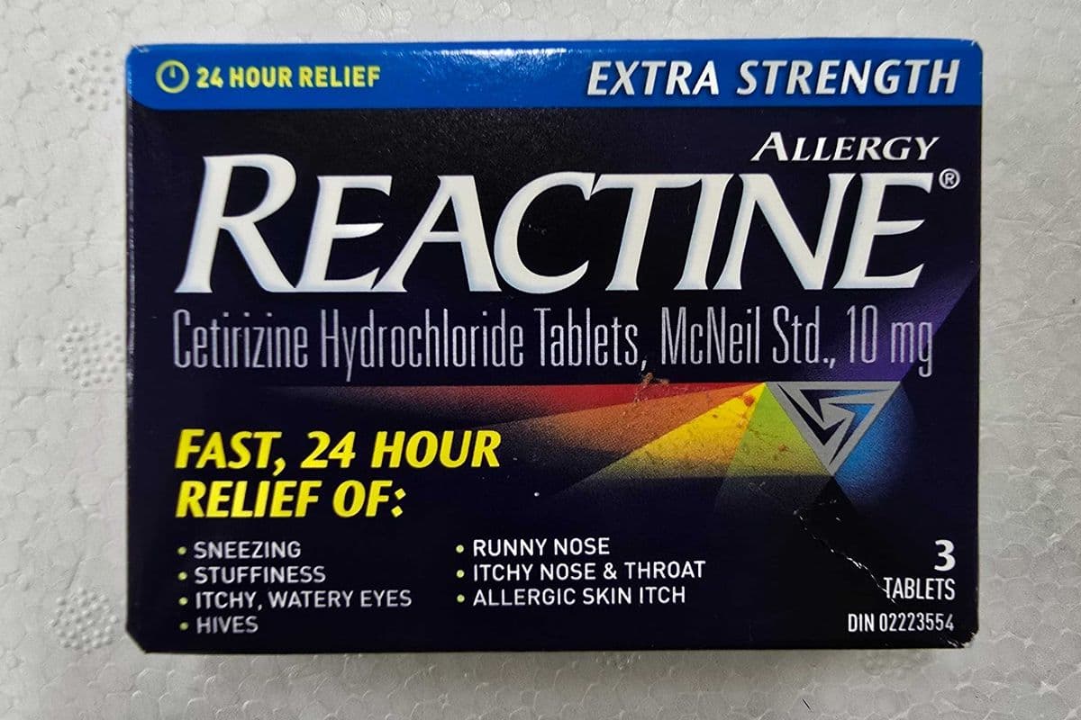 Reactine Allergy extra strength 10mg 3 tablets (3 tablets)