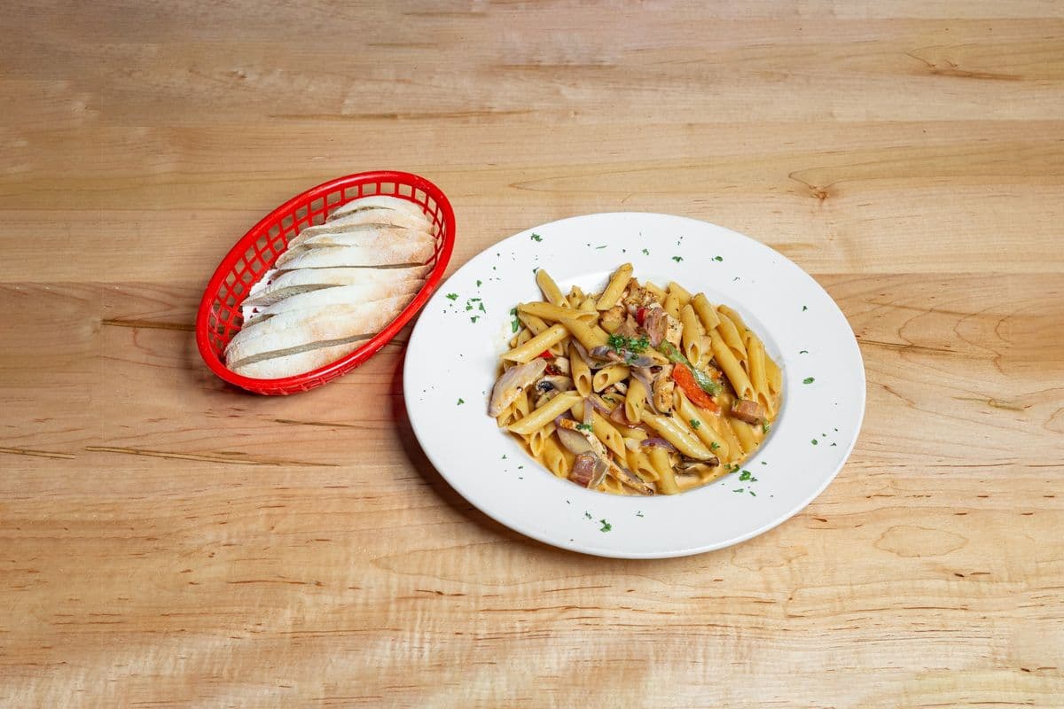 Chipotle Chicken or Tiger Shrimp Penne