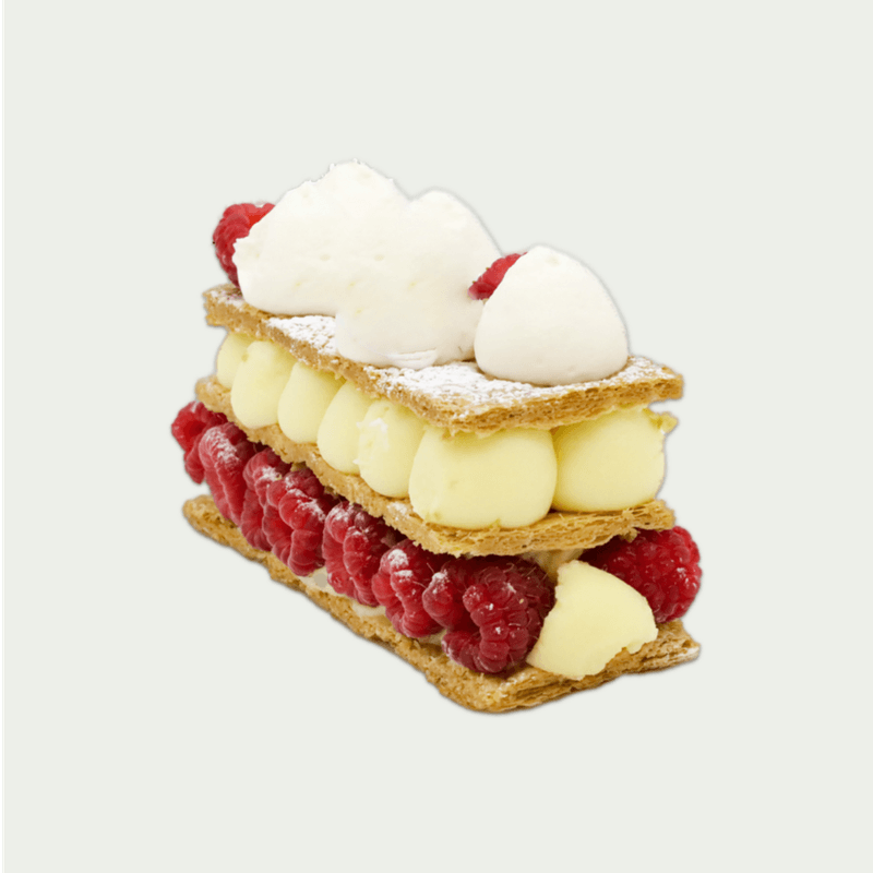 Mille-feuille aux framboises / Raspberry Mille-Feuille
