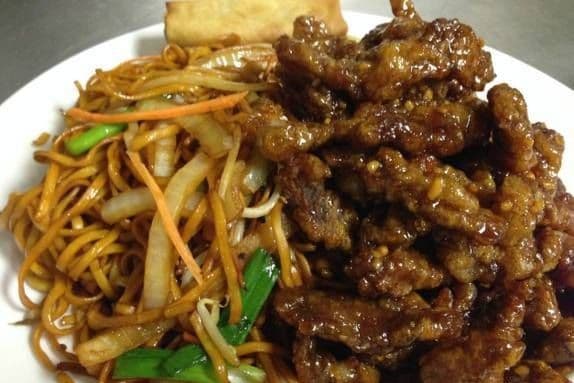 Manchurian Vegetarian Ball on Fried Rice