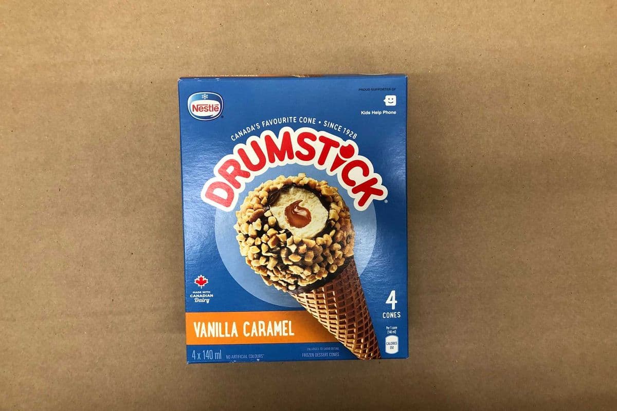 Nestle Drumstick (Vanilla Caramel) Ice Cream Multi-Pack 4 x140 ml