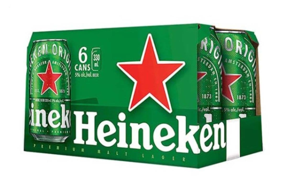 Heineken - 6 Cans (6 x 355 ml Can)