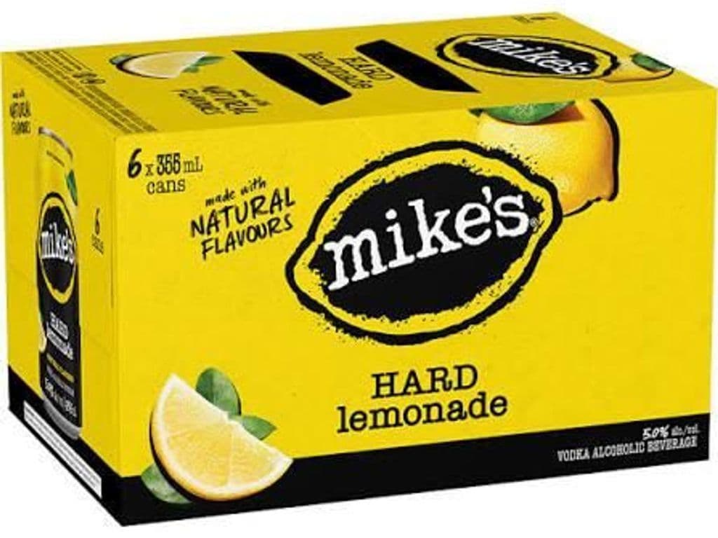 MIKES HARD Lemonade, 6 x 355ml