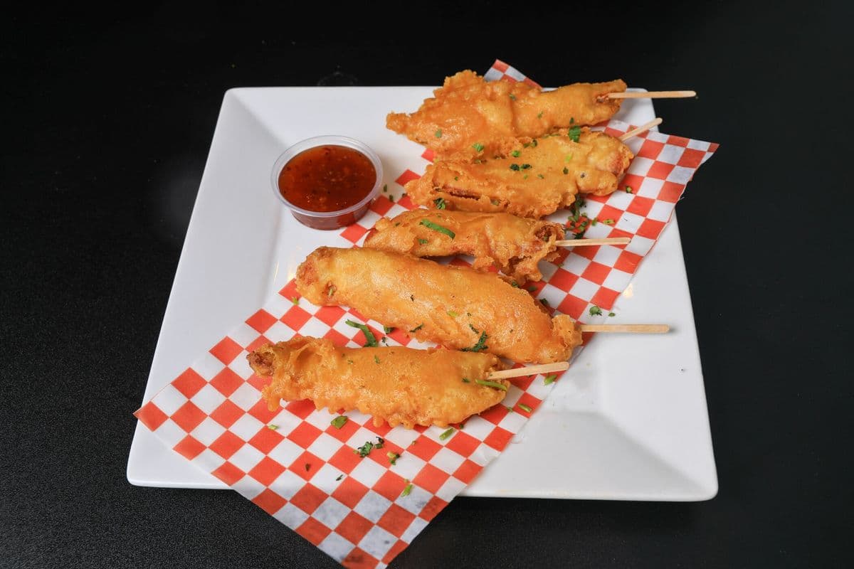 Brochettes de poulet Thaï / Thai Chicken Sticks