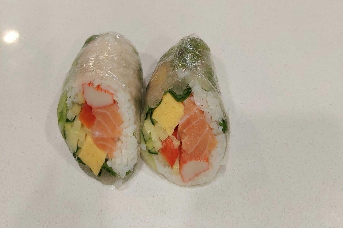 Rouleaux de printemps - Saumon / Salmon