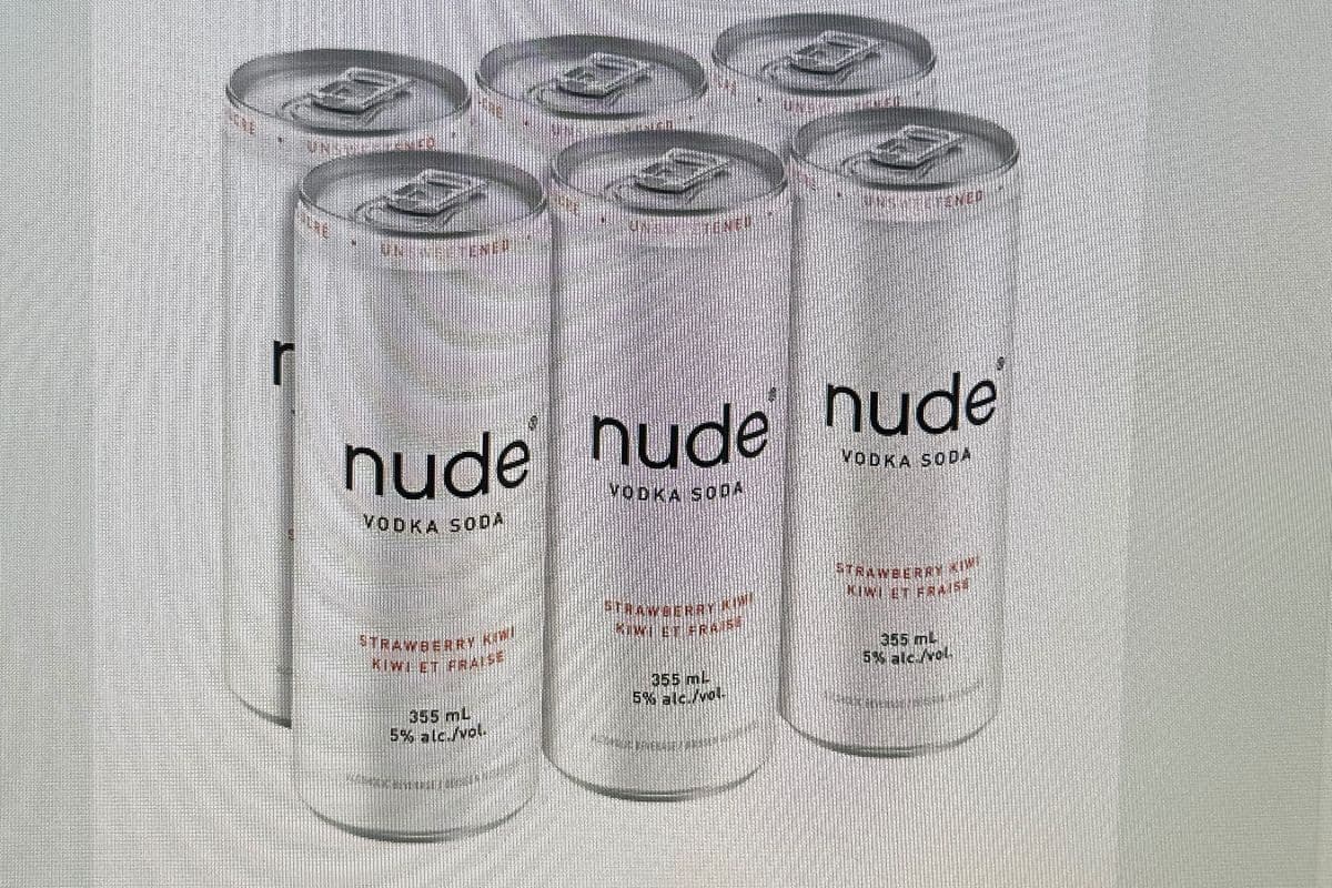 Nude Soda Vodka (Strawberry- Kiwi) (6 x 355 ml)