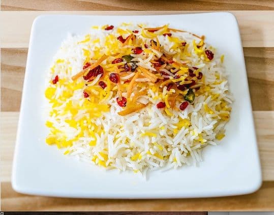 Saffron Barberry Persian Rice