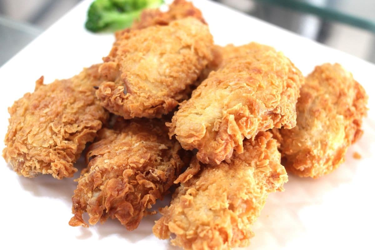 Crispy Fried Chicken Mid Wings 脆皮炸鸡中翅 (5pc)