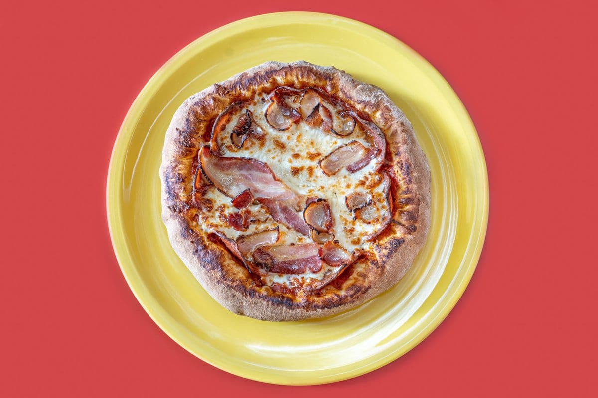 Pizza Bacon, Pepperoni et Fromage 10''