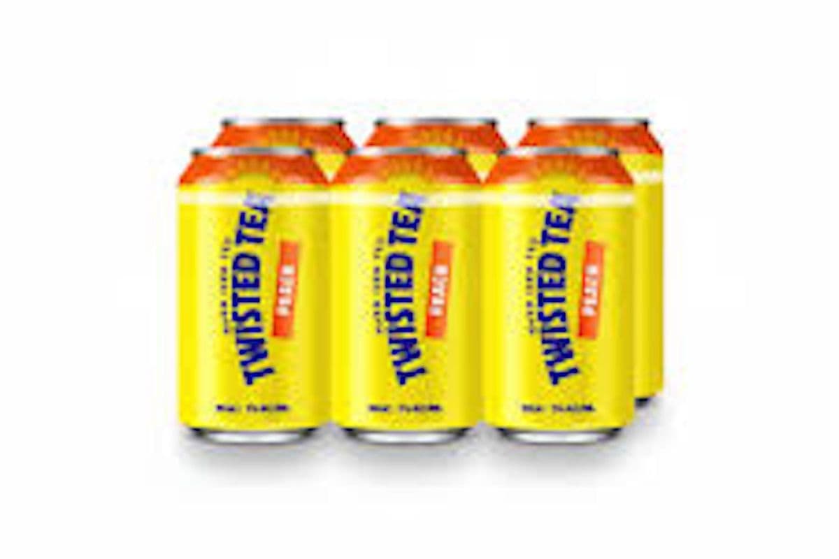 Twisted Tea Peach (6 Cans) (1 x 355)