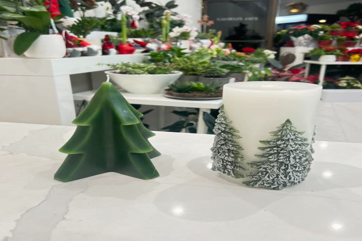 Large Christmas Candles