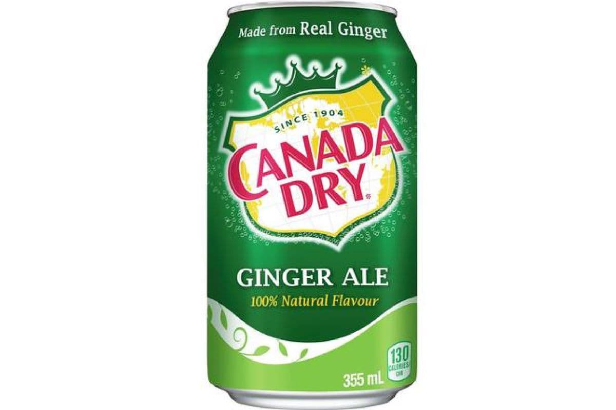 Canned Canada Dry Ginger Ale