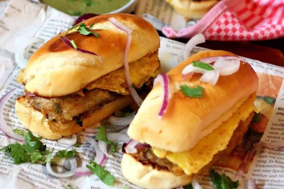 Double Shami Kabob Burger