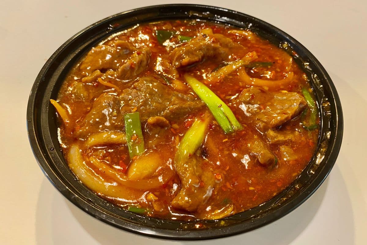 B5 Beef in Spicy Garlic Sauce