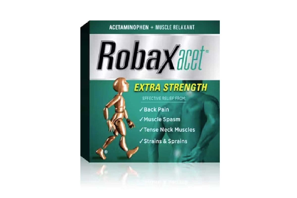 ROBAXACET EXTRA STRENGTH TABLETS 18 PACK (18 TABLETS )