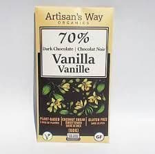 Artisan's Way Dark Choc Vanilla Bar 60g
