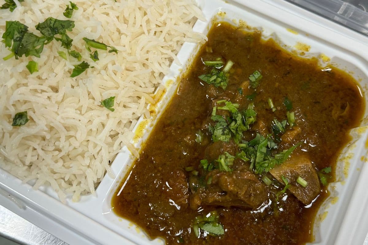 Goat Curry On Rice