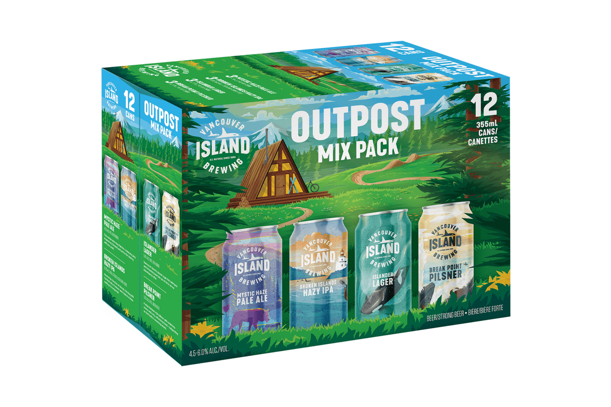 Vancouver Island Brewing - Outpost Mix Pack (12 x 355ml)