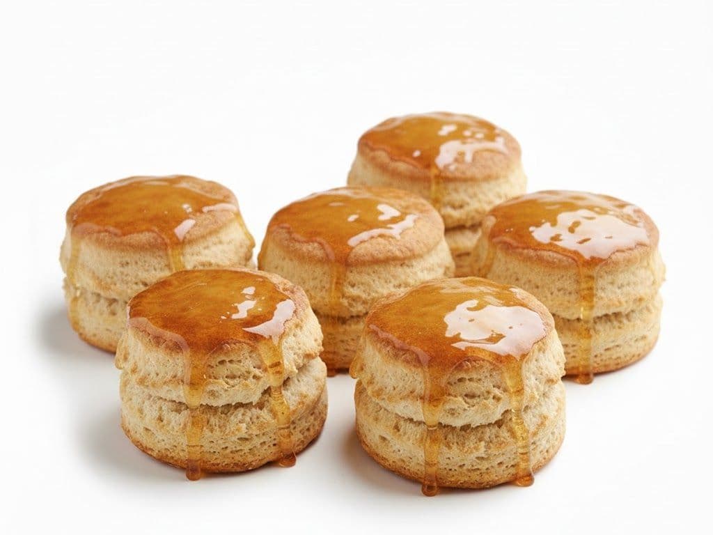 6 Honey Butter Biscuits