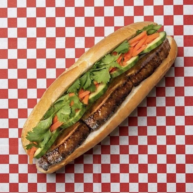 Five Spice Pork Belly Banh Mi / Five Spice Pork Belly Banh Mi