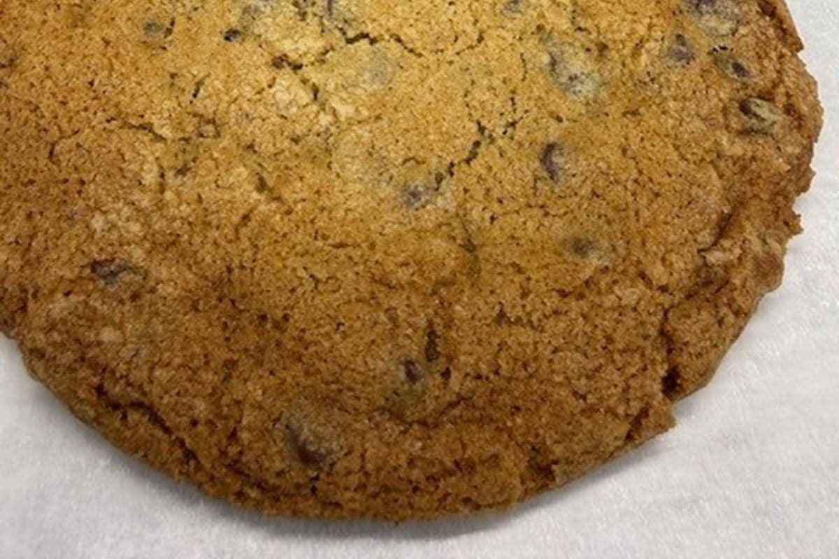Giant Chocolate Chip Cookie (One large cookie )