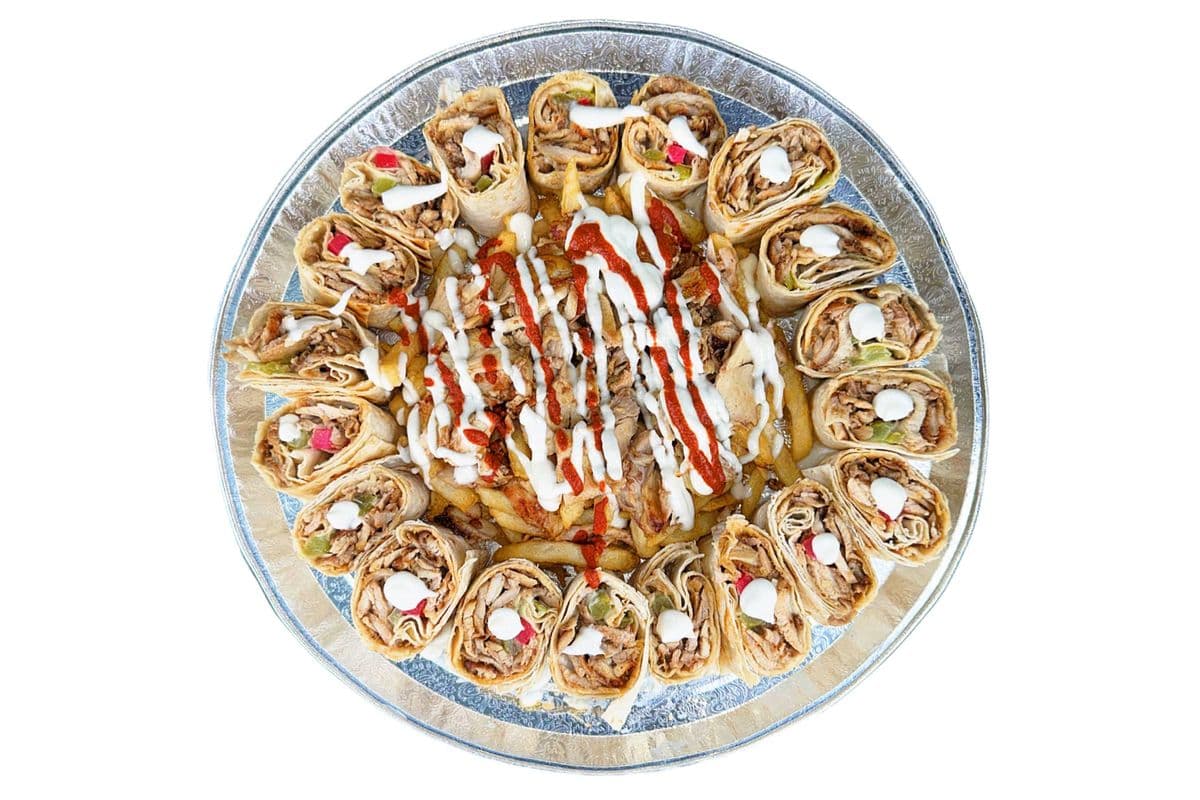 Chicken Shawarma Wrap Tray