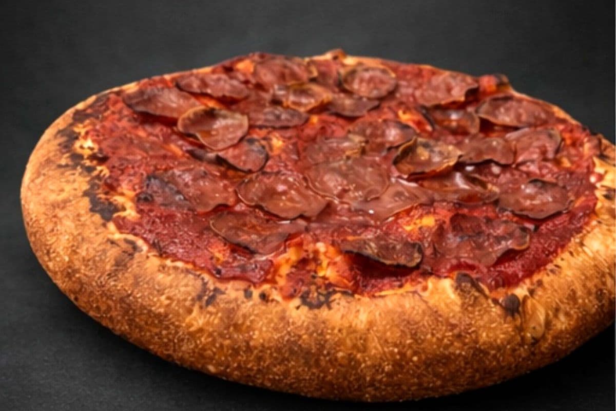 Medium Meat lover Deep Dish chicago Pizza