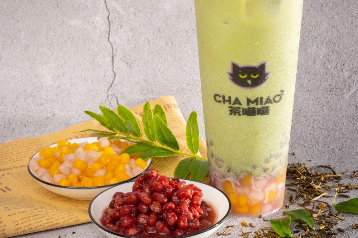 E9 Matcha Milk Tea 抹茶奶茶