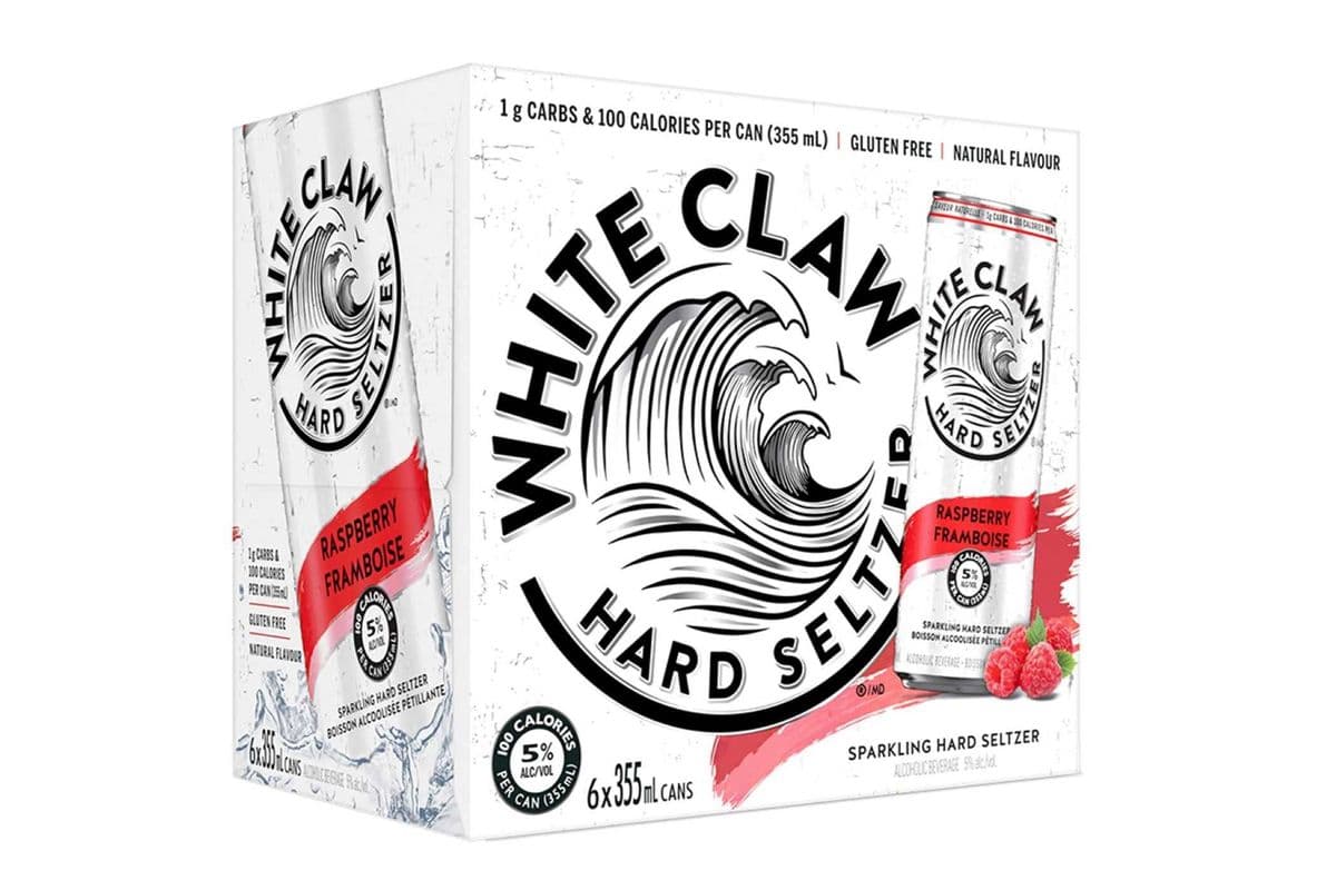 White Claw Raspberry (6 x 355 ml Cans)