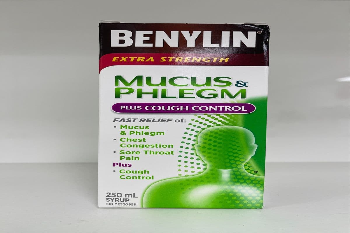 Benylin Extra Strength Mucus and Phlegm Plus Cough Control (250 ml)