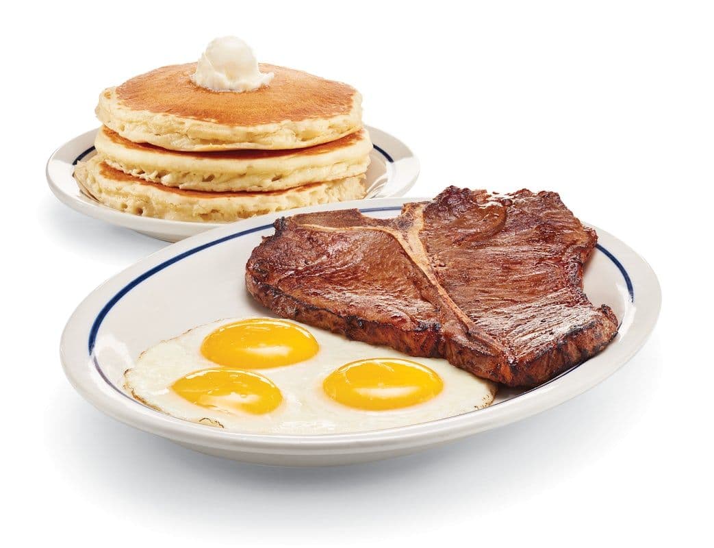 T-Bone Steak & Eggs