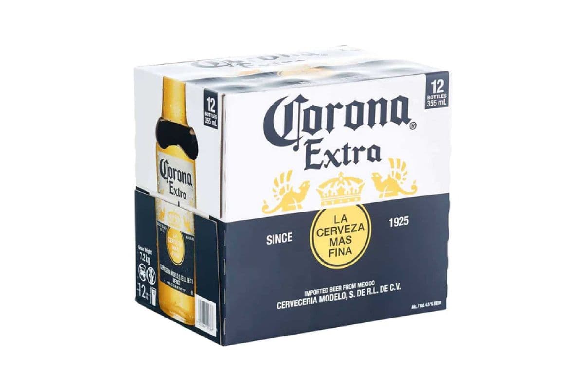 Corona (12 Pack Bottles) (12 x 330 ml Bottles)