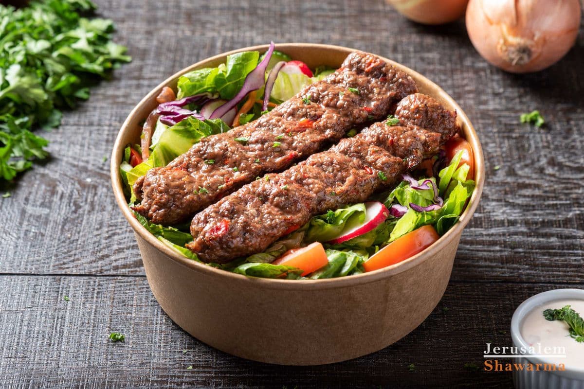 Beef Kabab Salad Bowl